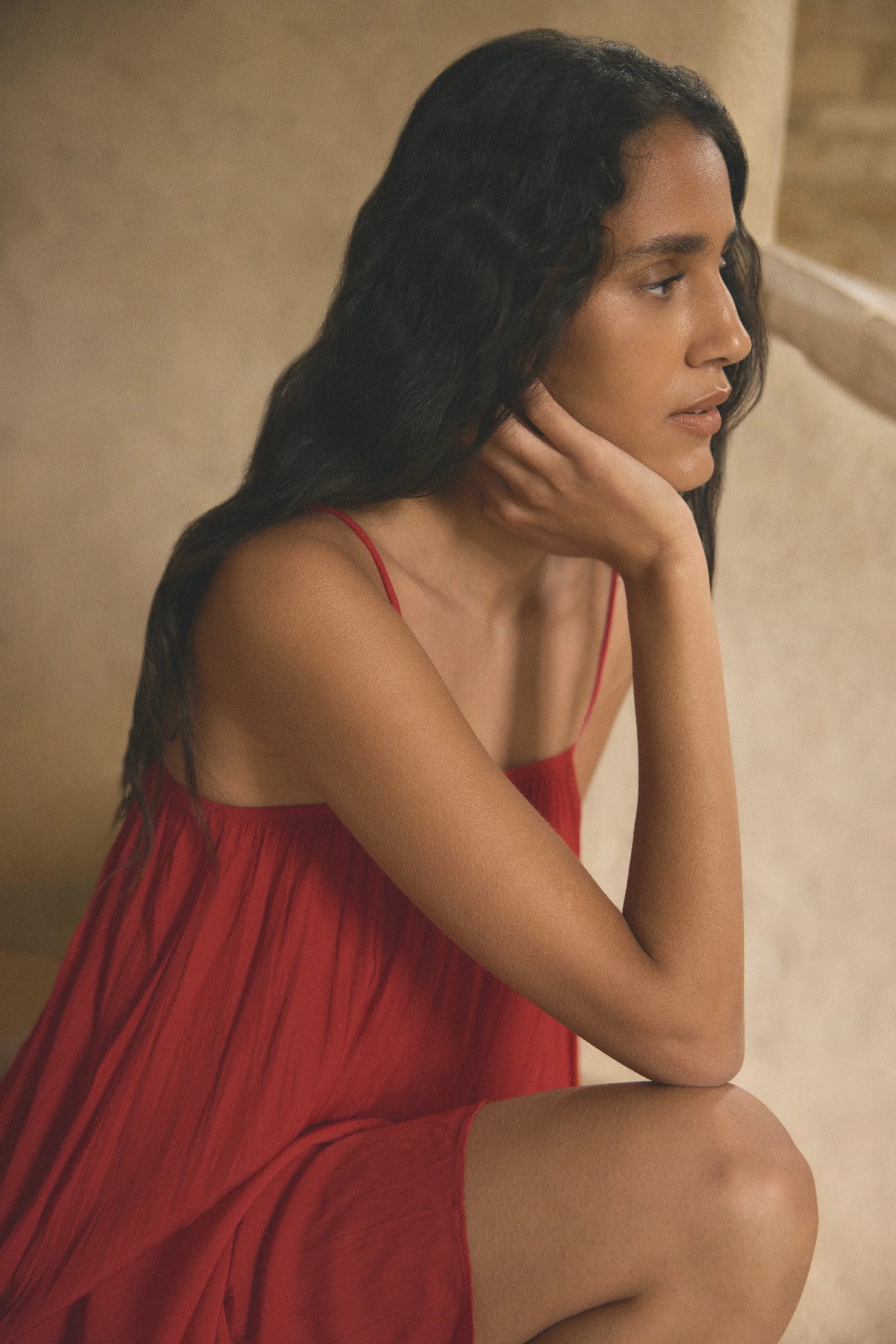 Solange Crinkled Maxi Dress - Image 8