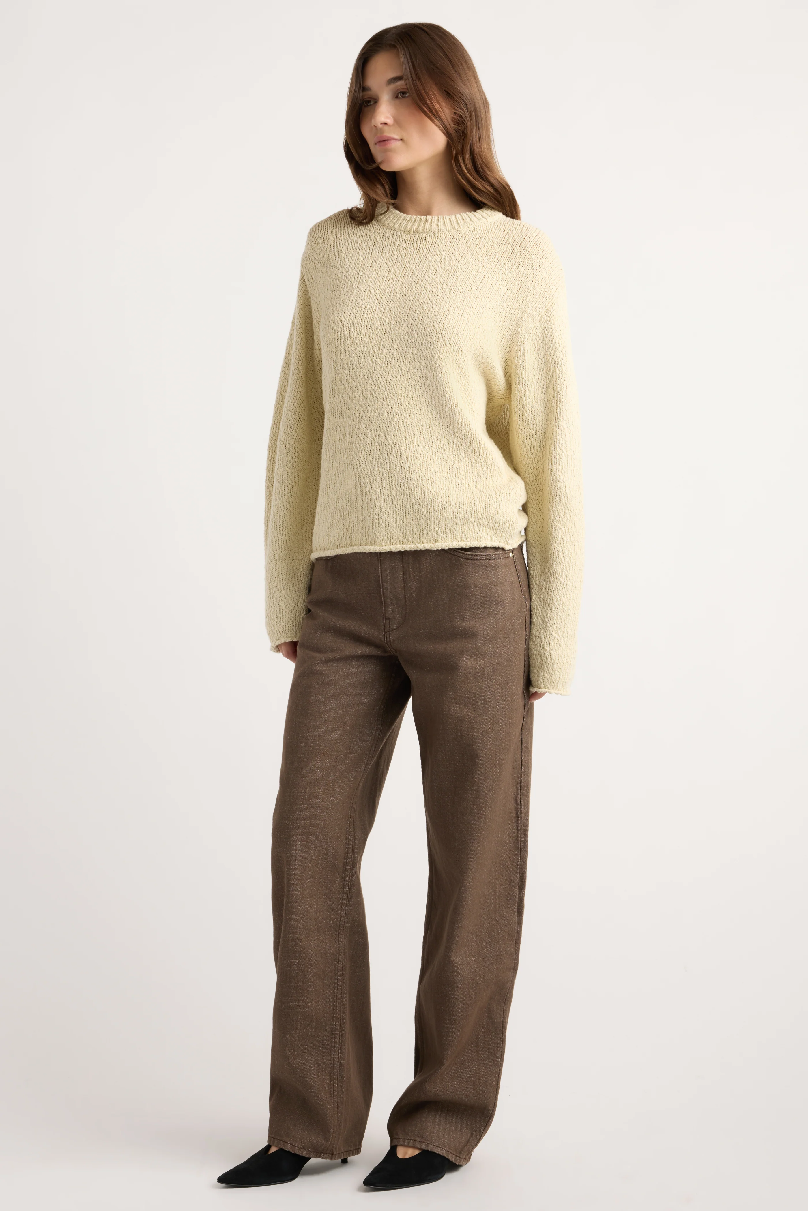 Sonya Textured Organic Cotton Sweater - Image 3