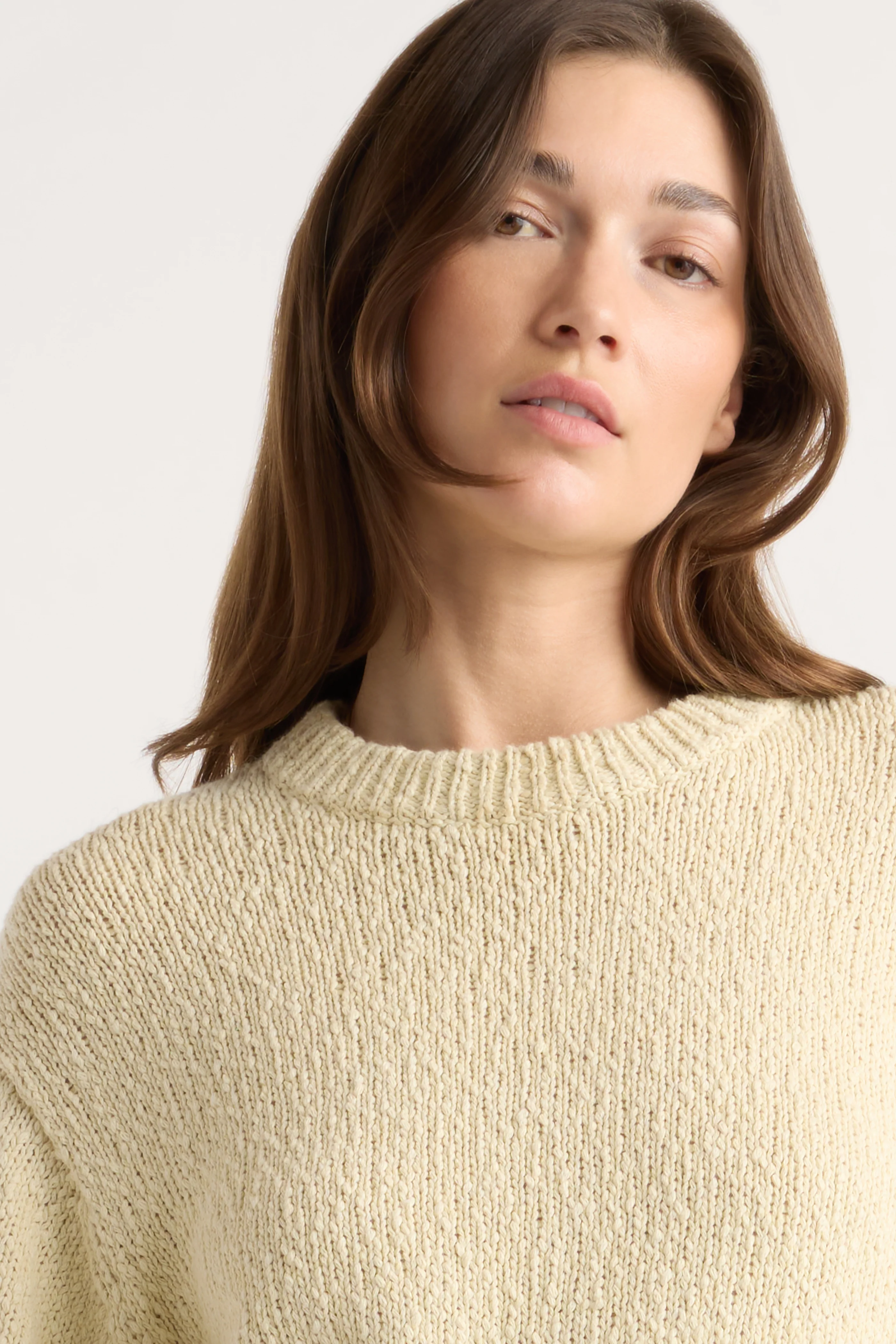 Sonya Textured Organic Cotton Sweater - Image 4