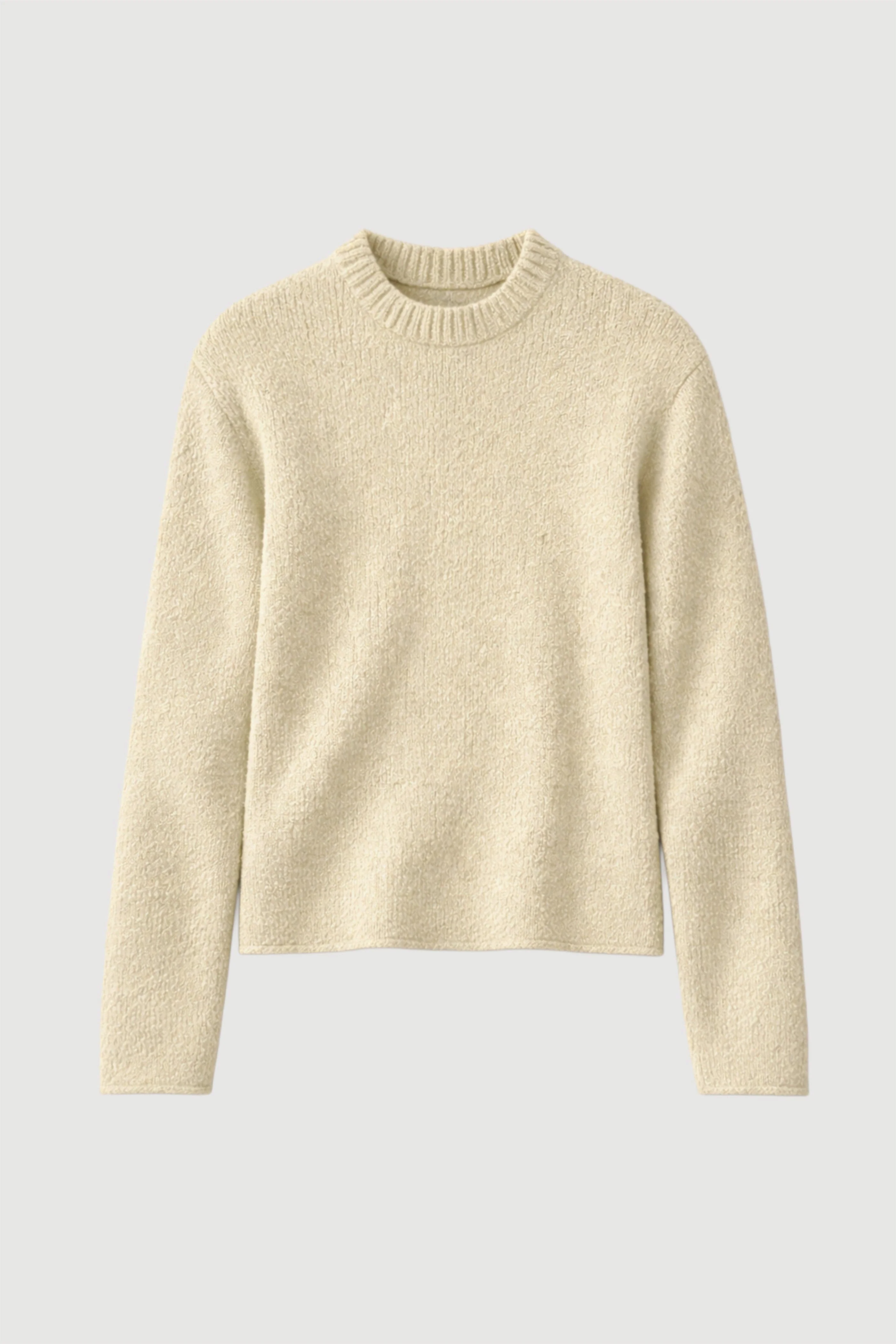 Sonya Textured Organic Cotton Sweater - Image 9