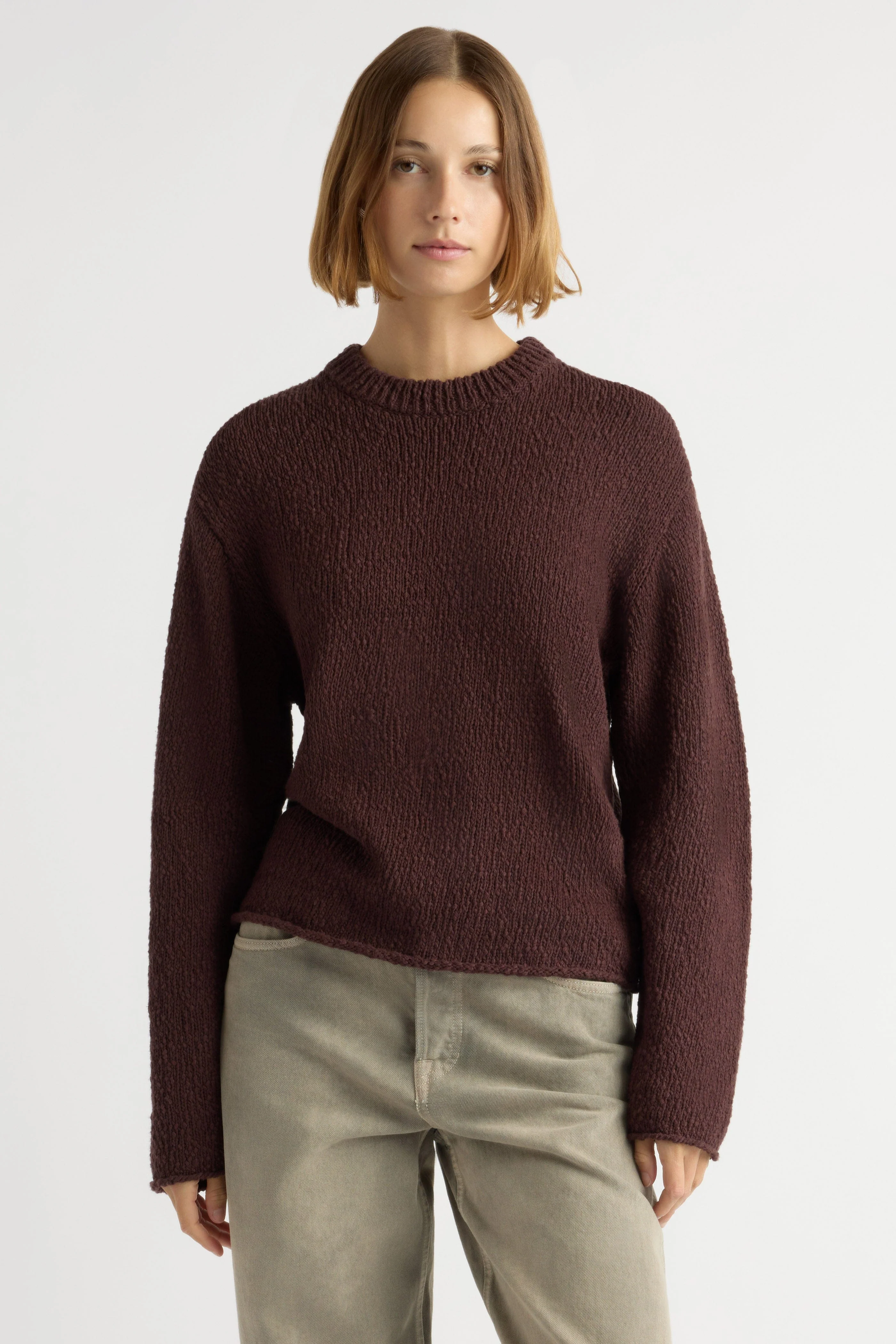 Sonya Textured Organic Cotton Sweater - Image 3