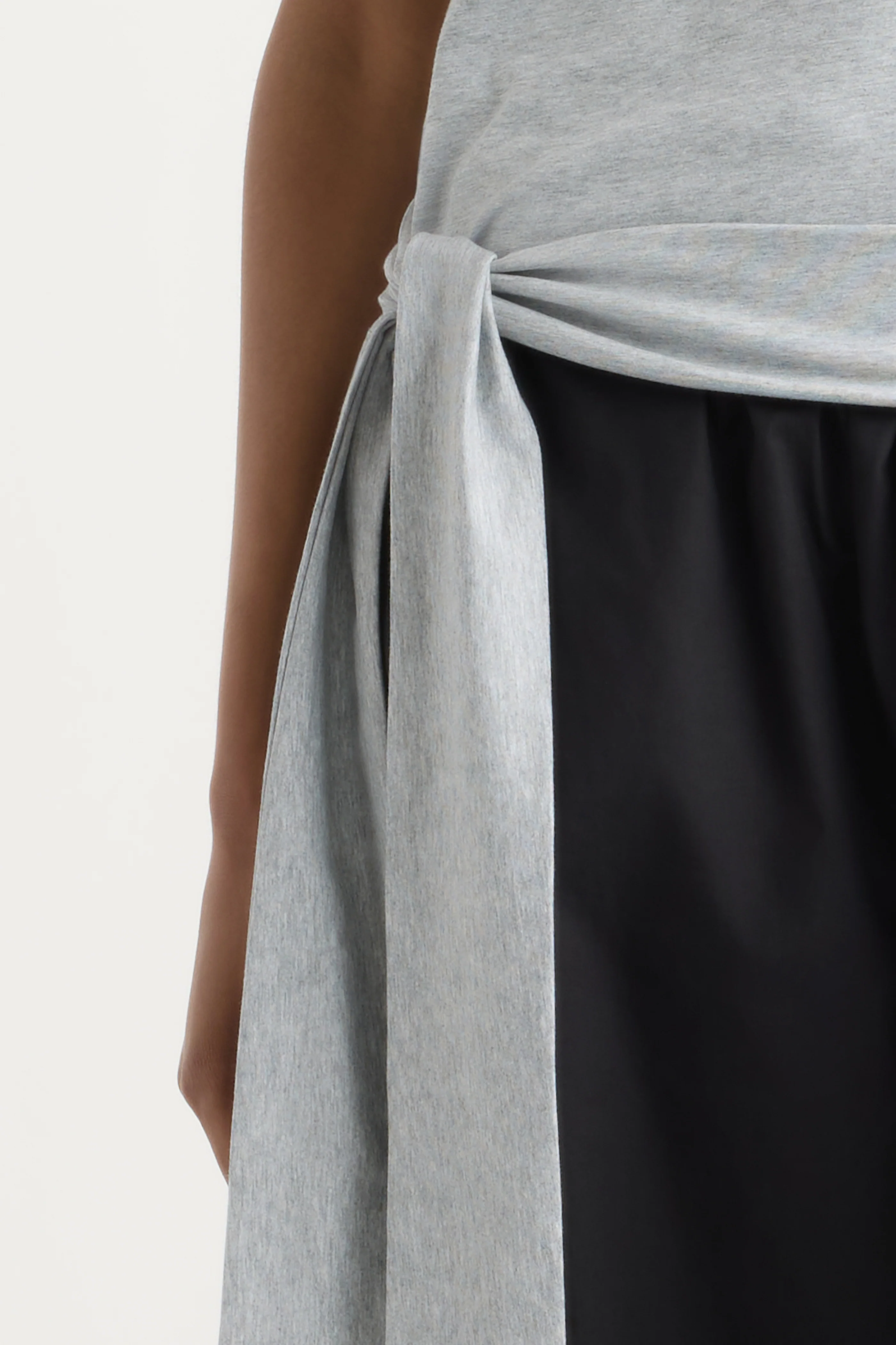 Sylvia Tie-Hem Slit-Neck Tank - Image 4