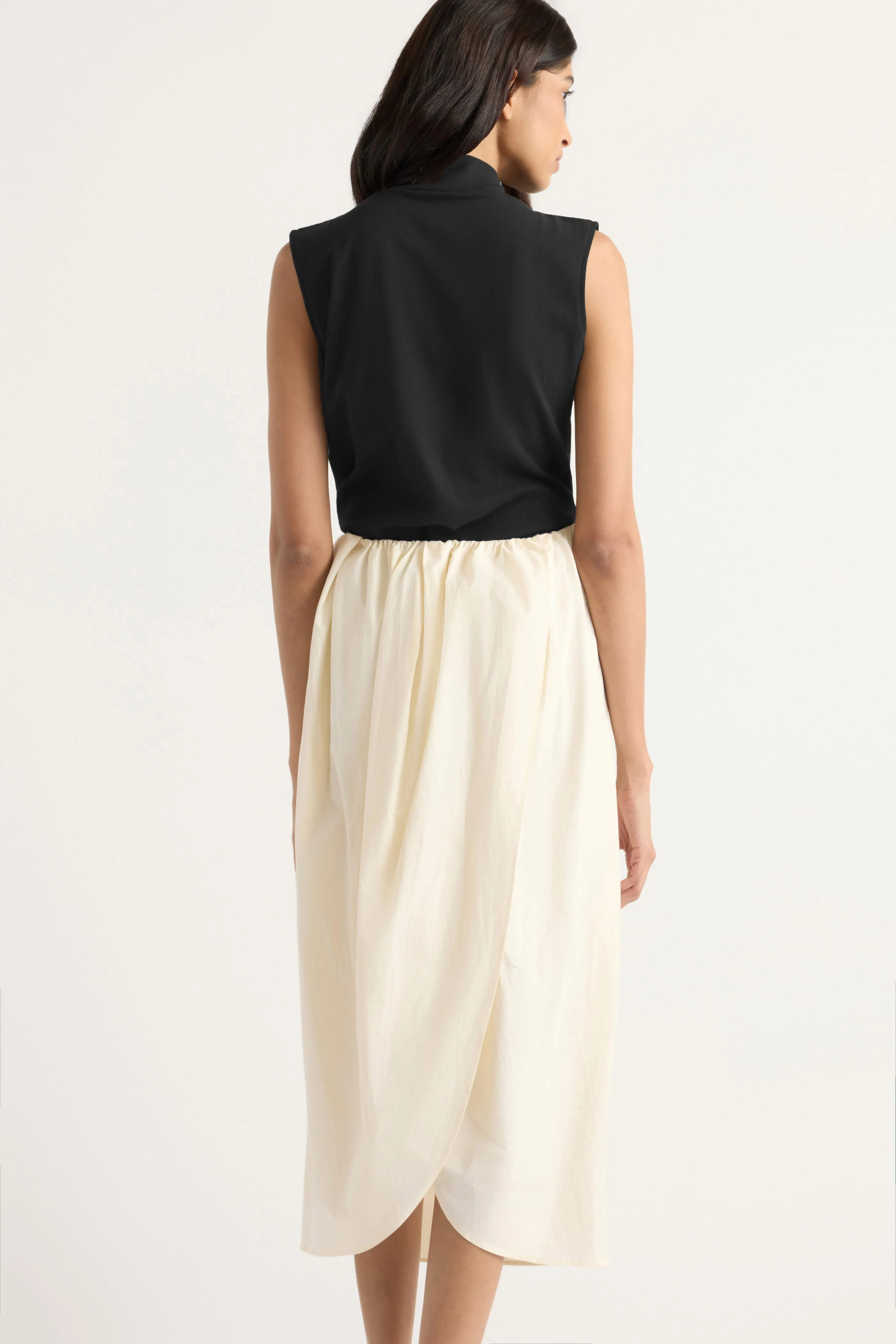 Tabitha Tulip-Wrap Hem Skirt - Image 5