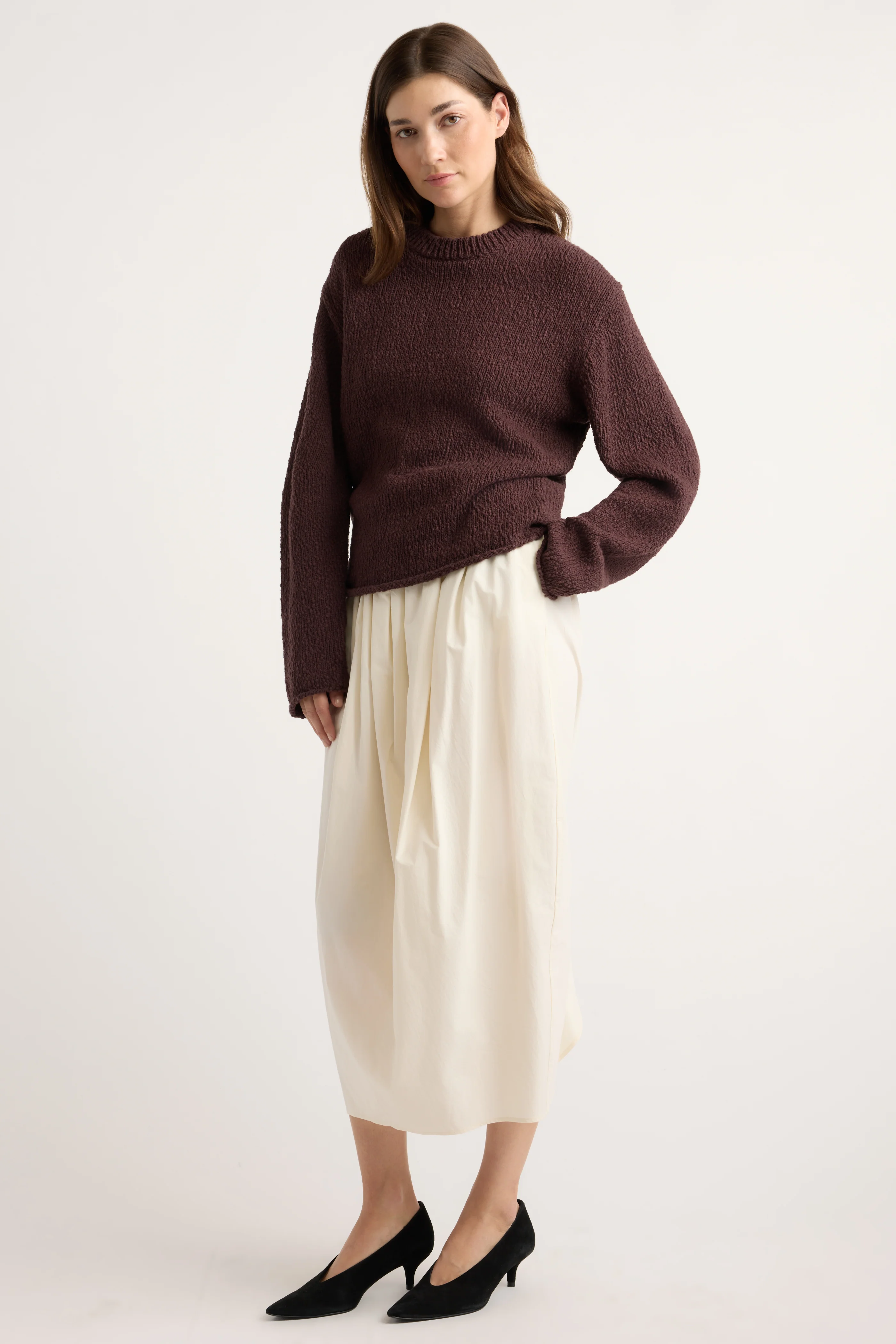 Tabitha Tulip-Wrap Hem Skirt - Image 7