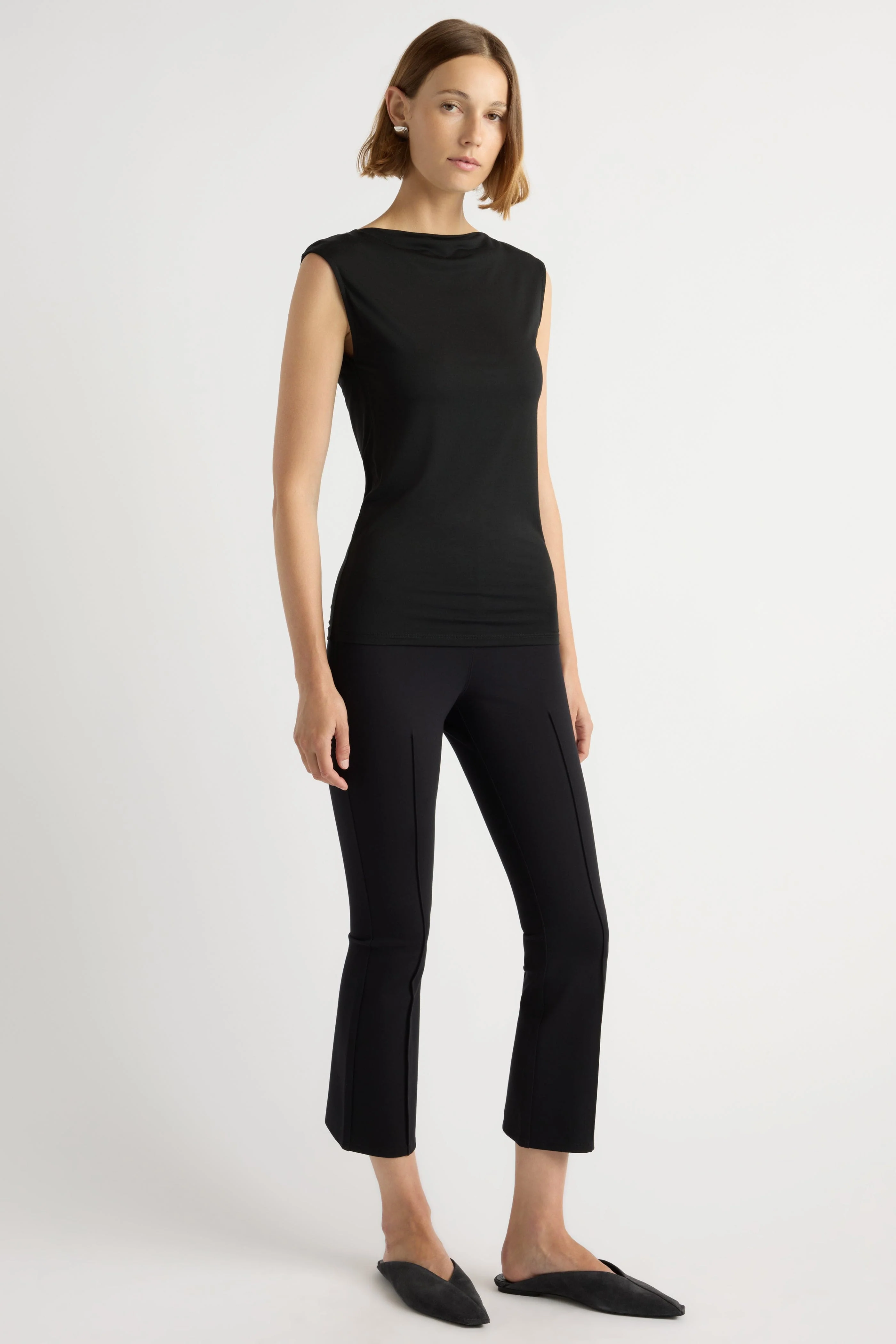 Tez Kick-Flare Ponte Stretch Pant - Image 5