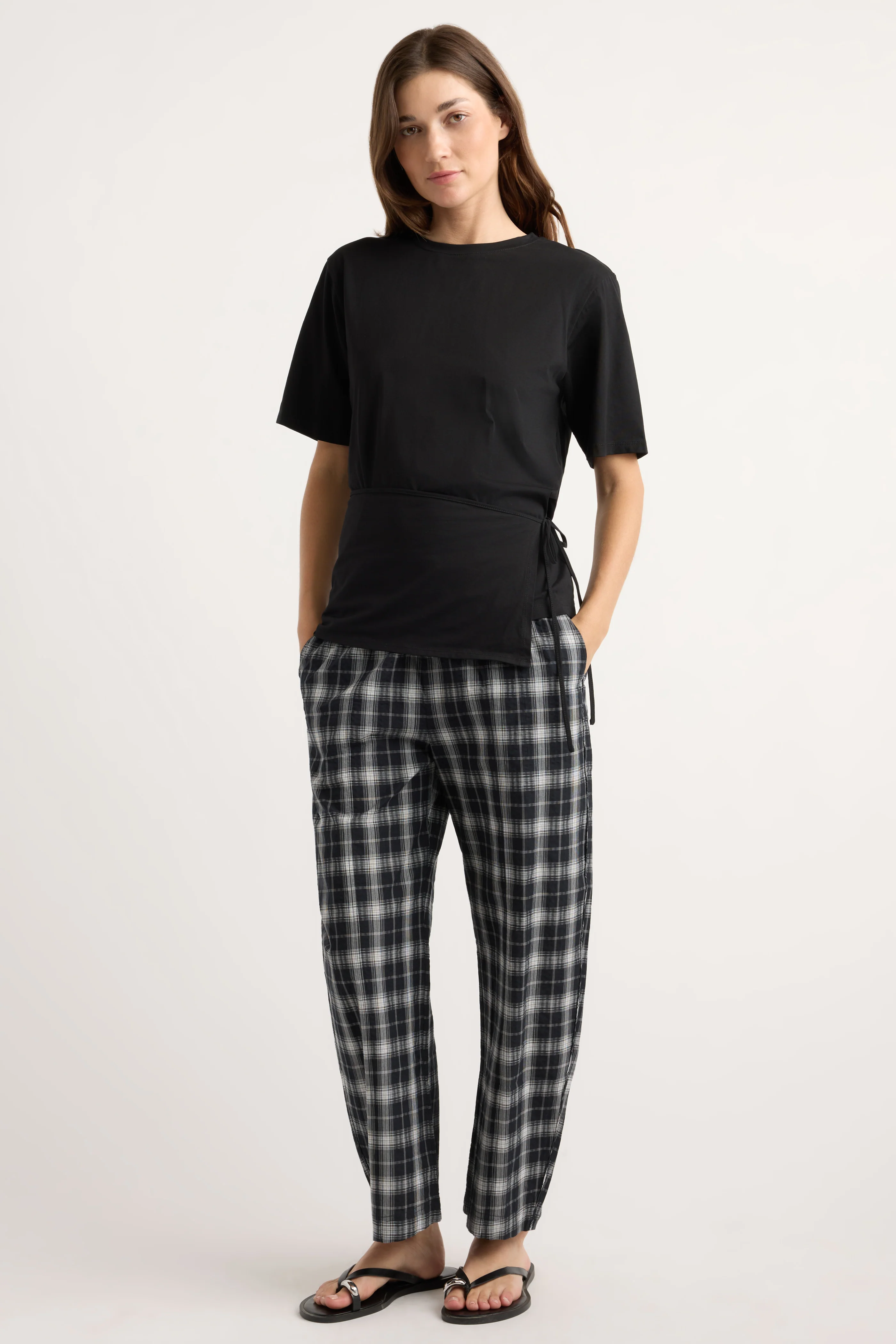 Tinsley Side-Tie Wrap Tee - Image 3