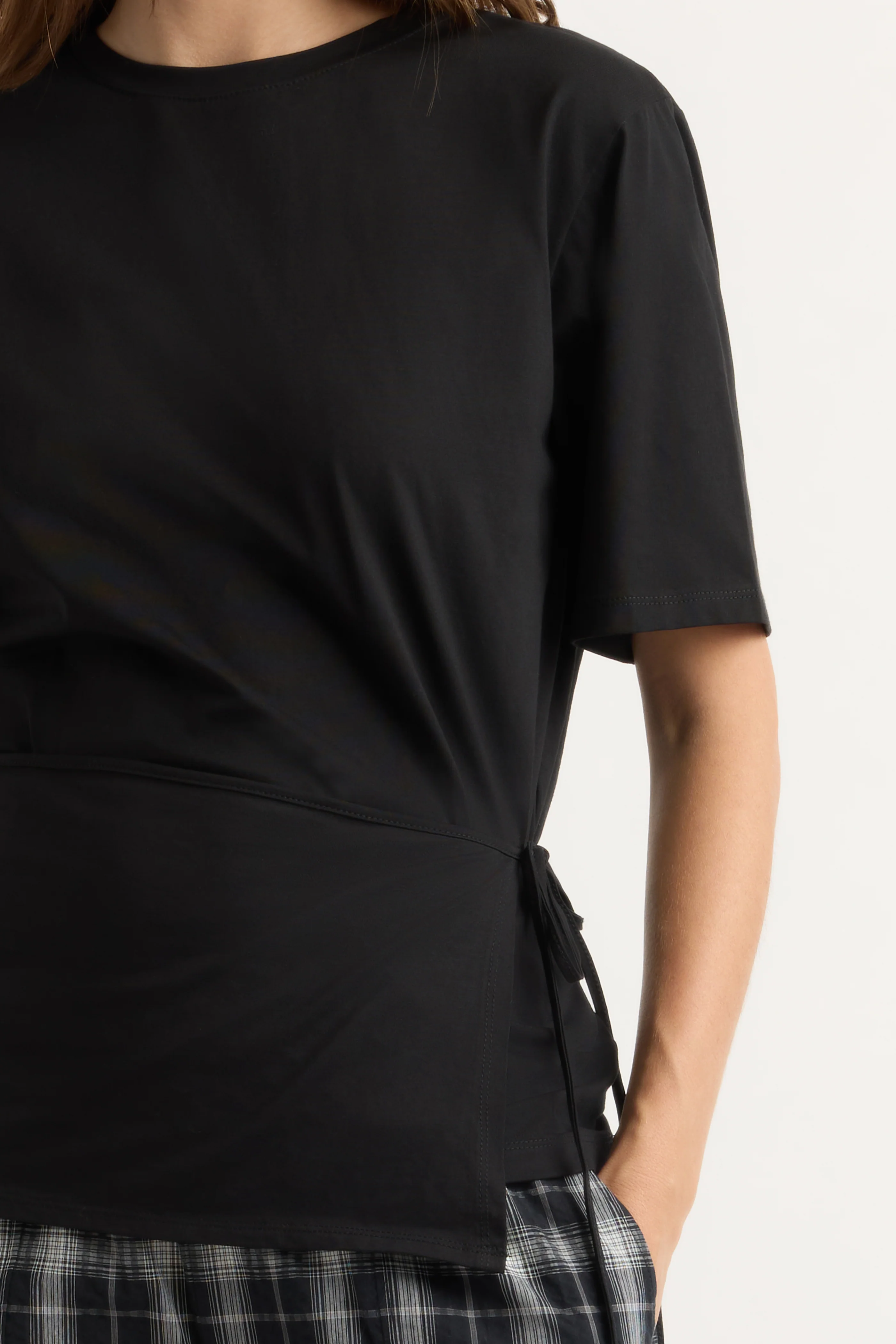 Tinsley Side-Tie Wrap Tee - Image 4
