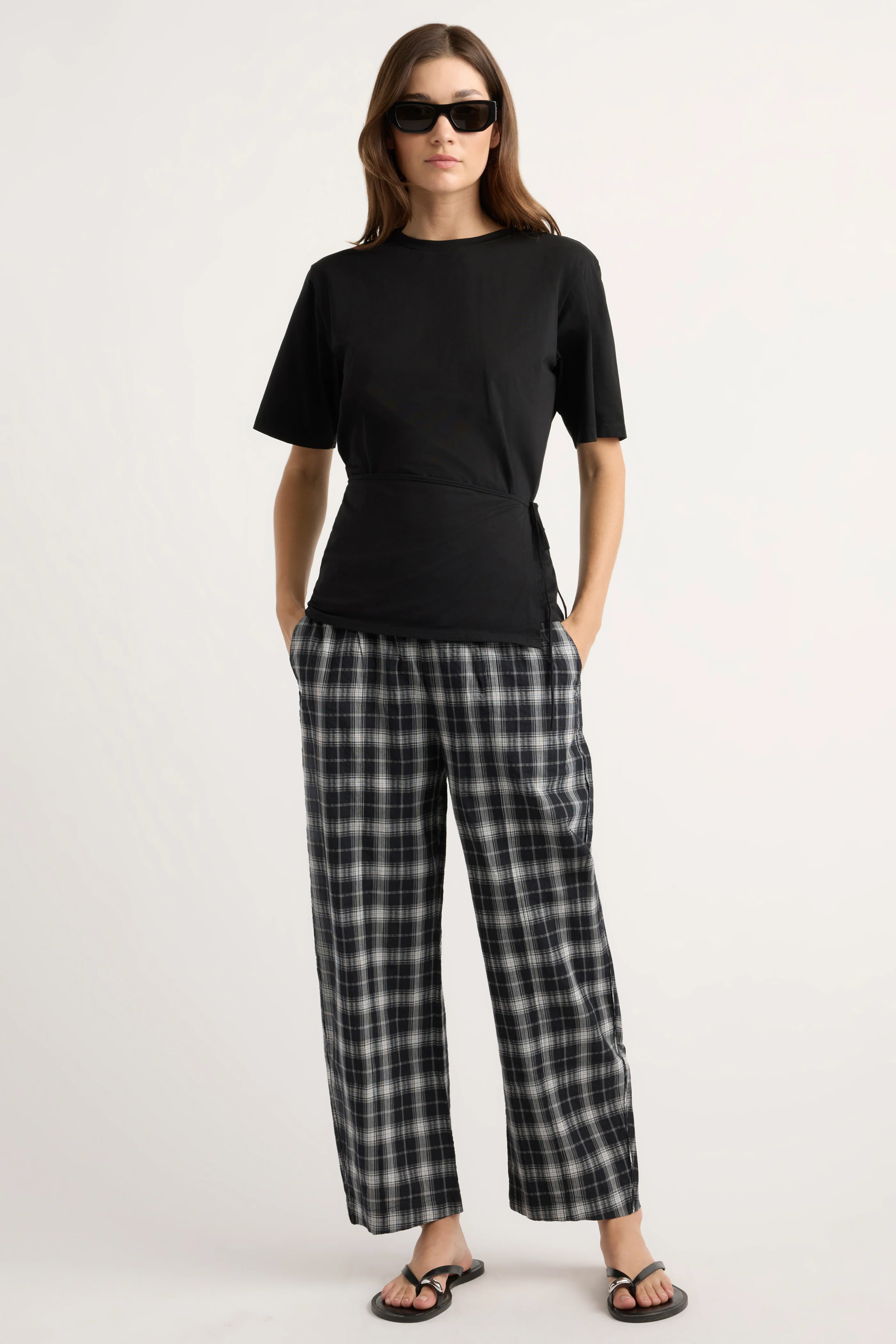 Tinsley Side-Tie Wrap Tee - Image 5