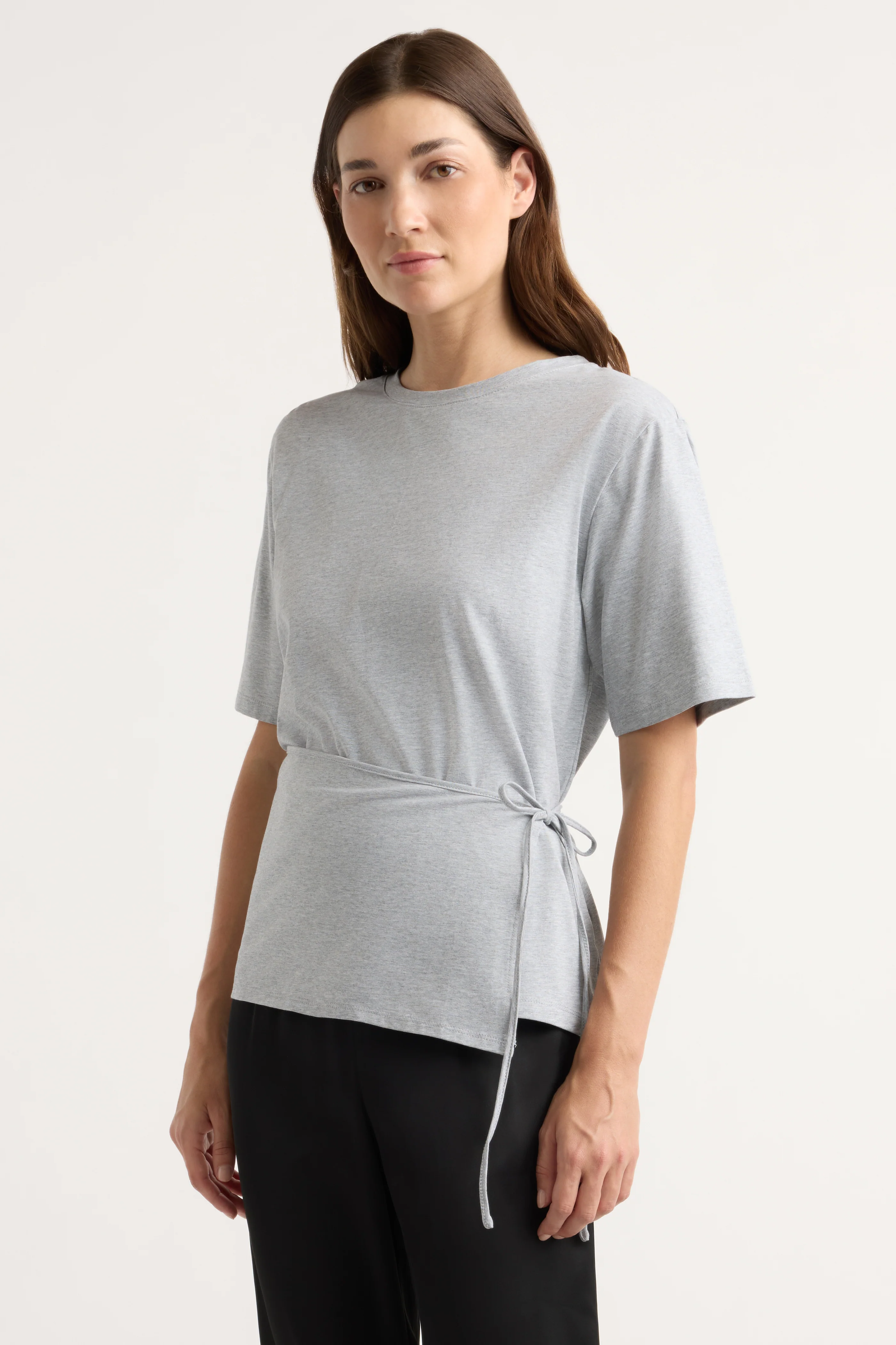 Tinsley Side-Tie Wrap Tee - Image 2