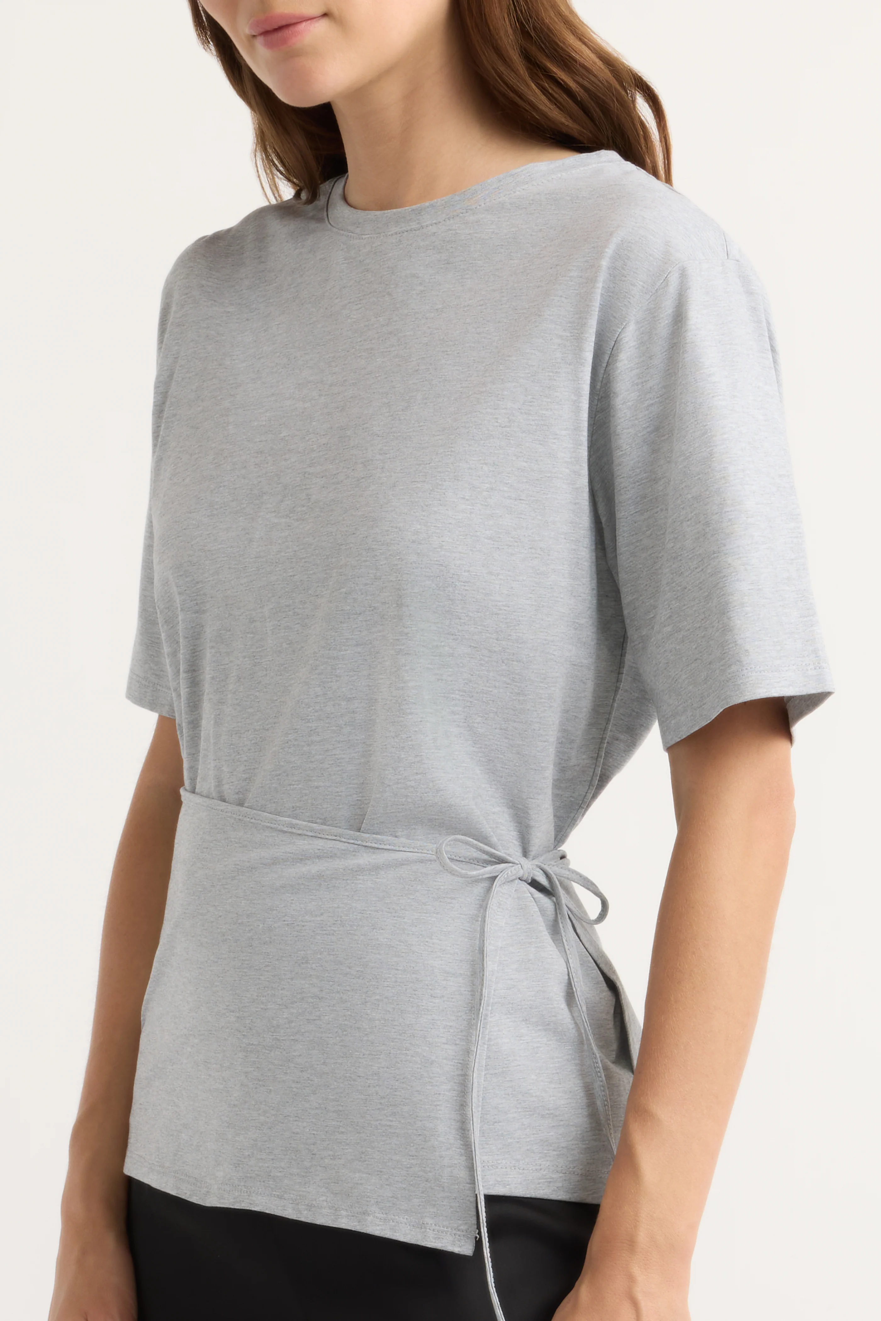 Tinsley Side-Tie Wrap Tee - Image 4
