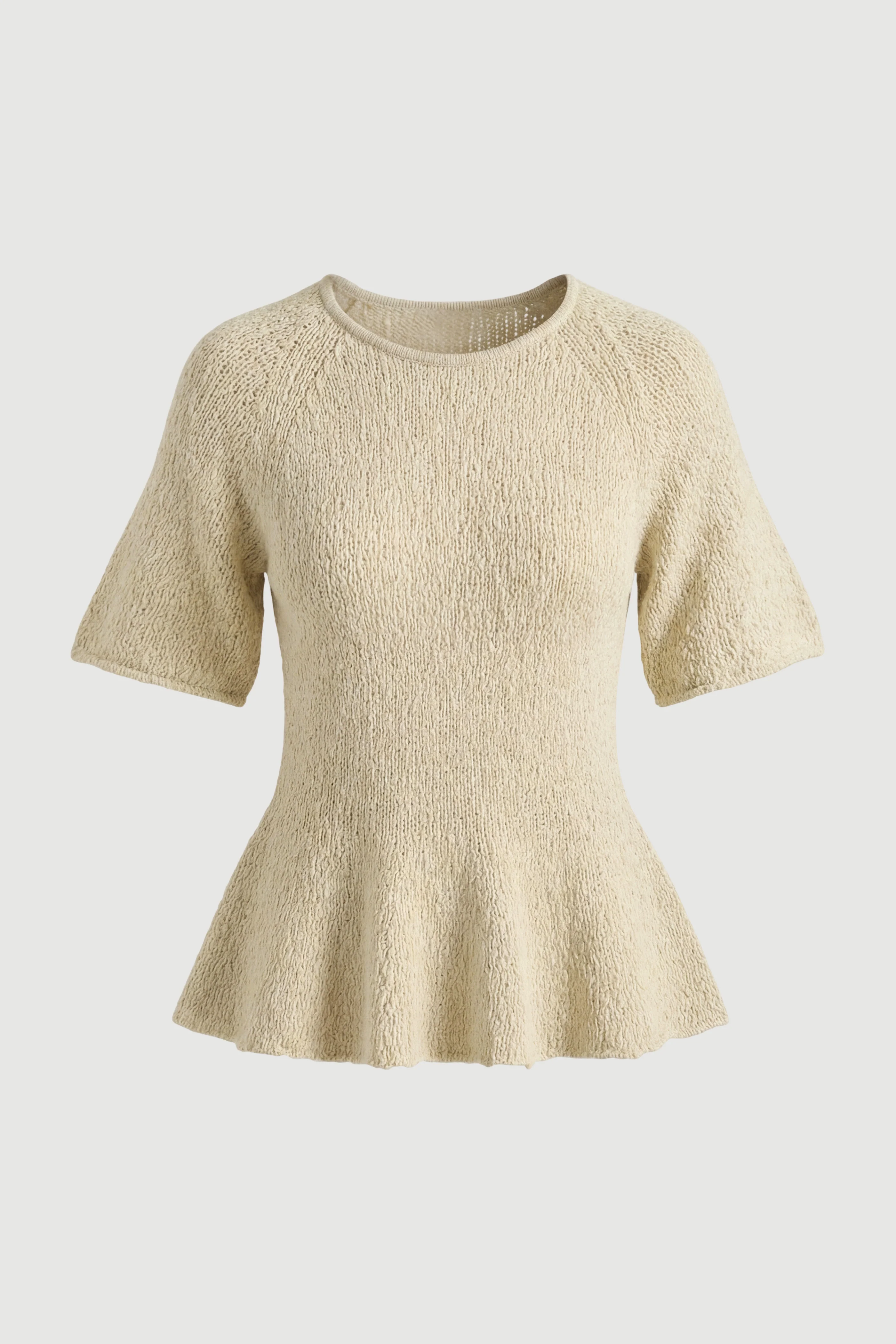 Valetta Organic Cotton Sculpted Knit Top - Image 7