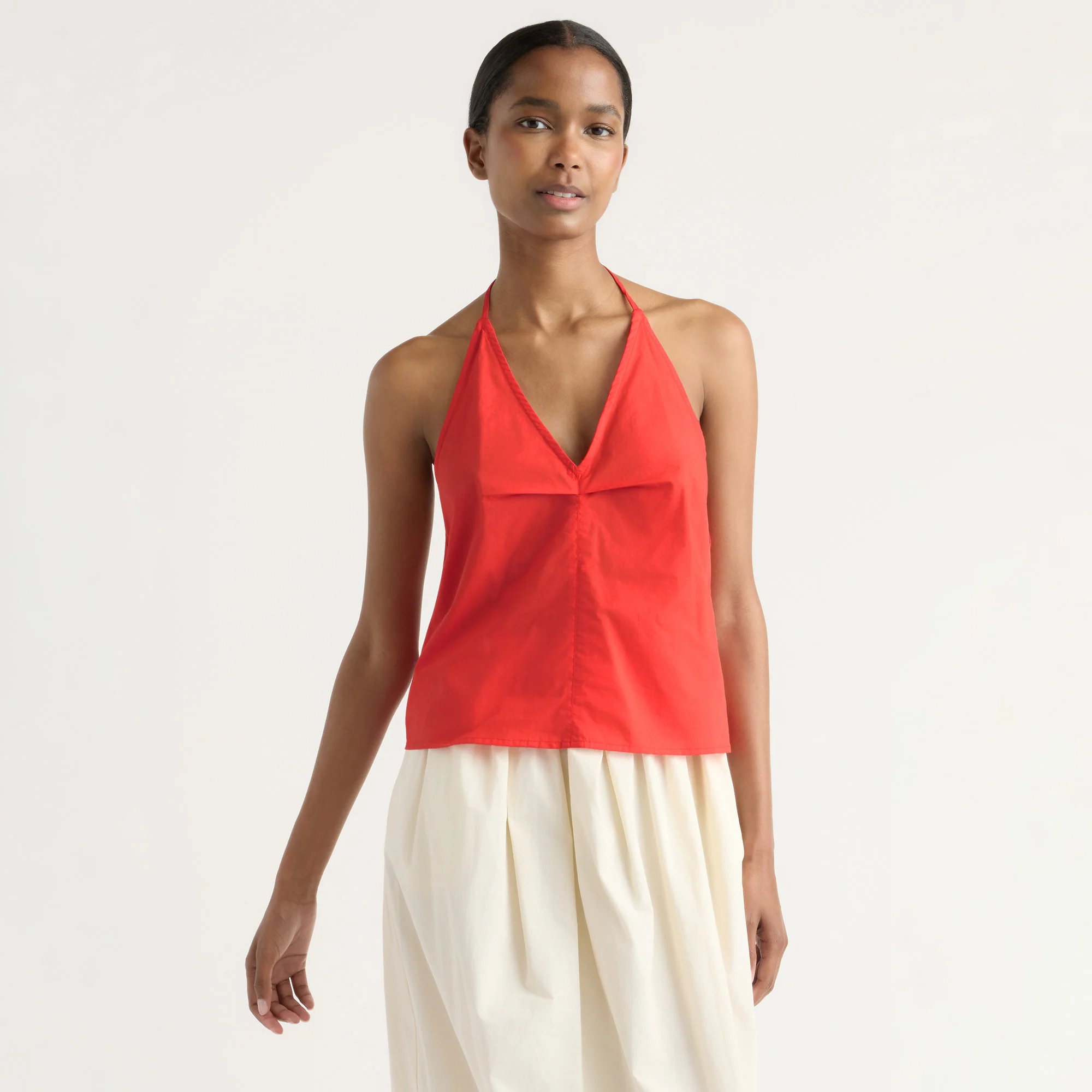 Vesna Organic Cotton V-Neck Halter Top