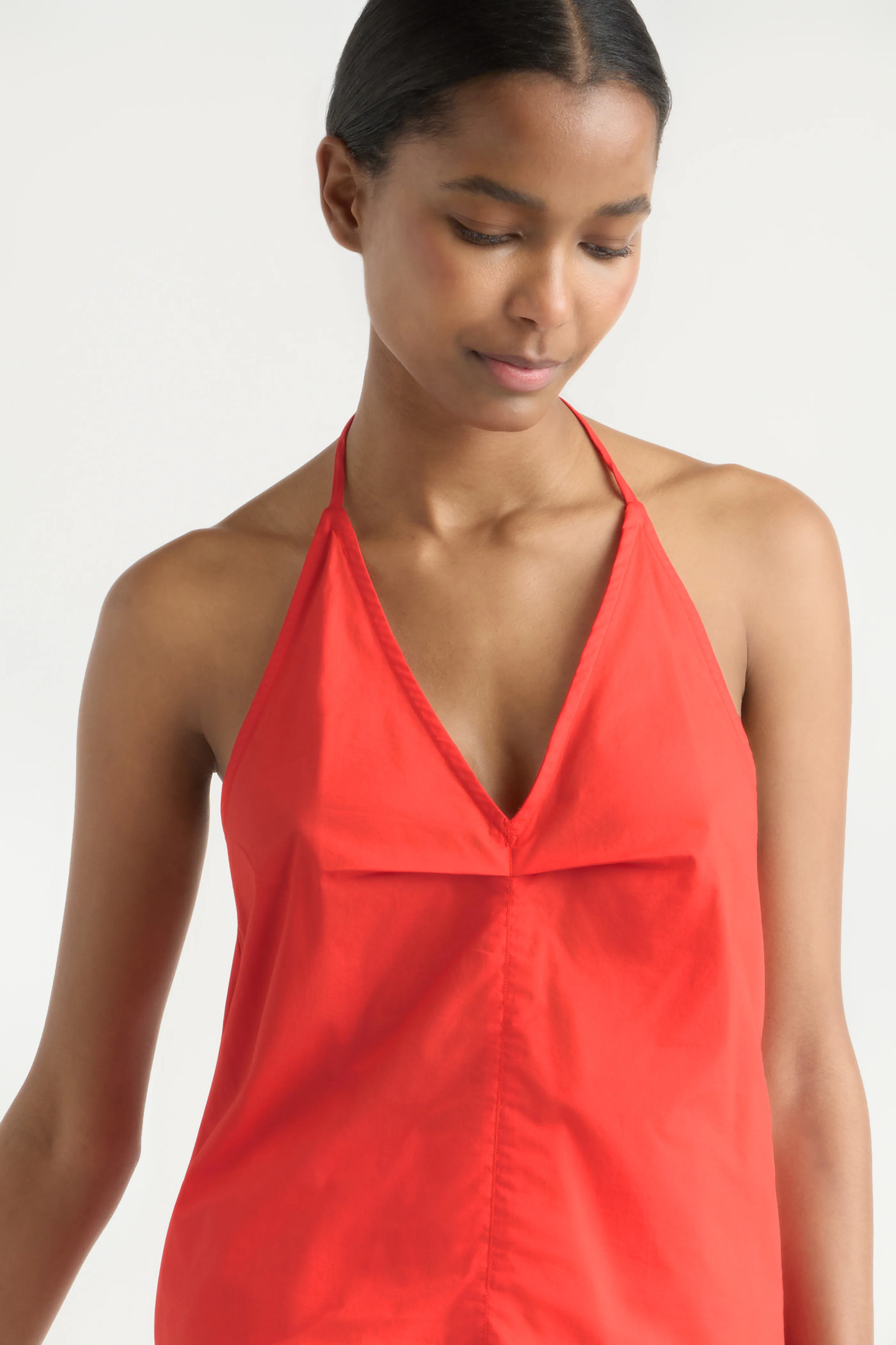 Vesna Organic Cotton V-Neck Halter Top - Image 5