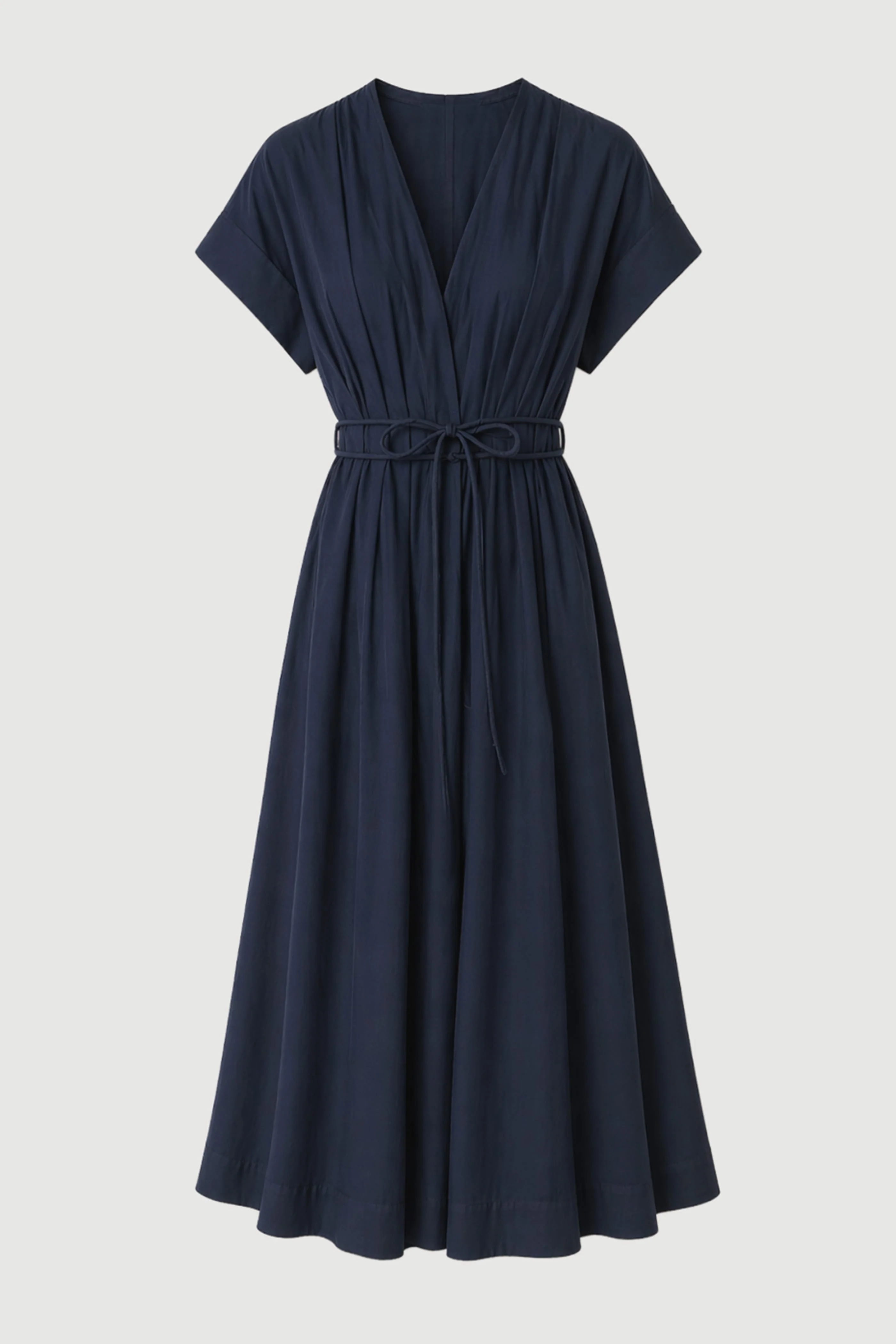 Yvette Cotton V-Neck Dress - Image 8